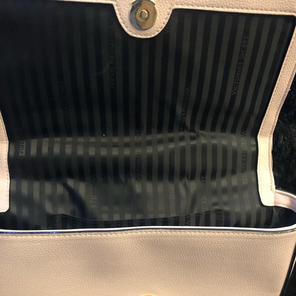 Victorias Secret Genuine Leather Pebbled  Crossbody Shoulder Bag - Picture 9 of 16